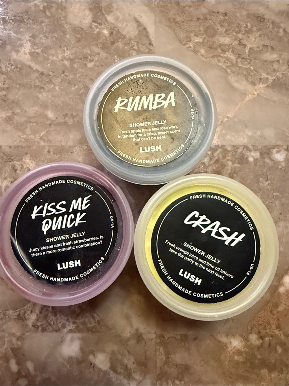 Lush Shower Jelly Set-2 out of the 3 are not available in store or online.